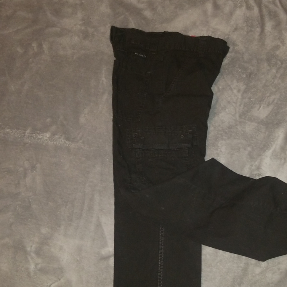 Black cargo pants